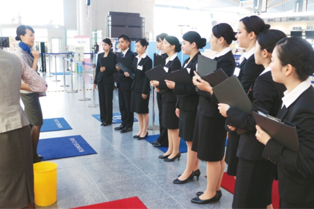 大手航空会社による航空現場研修