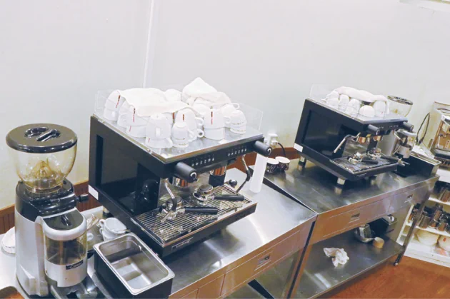 バリスタ専用の教室の写真